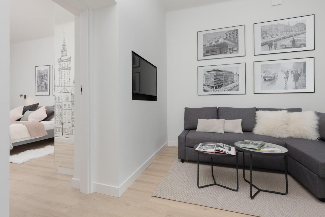 Spacious Apartment With Panoramic View Of Warsaw By Noclegi Renters Bagian luar foto