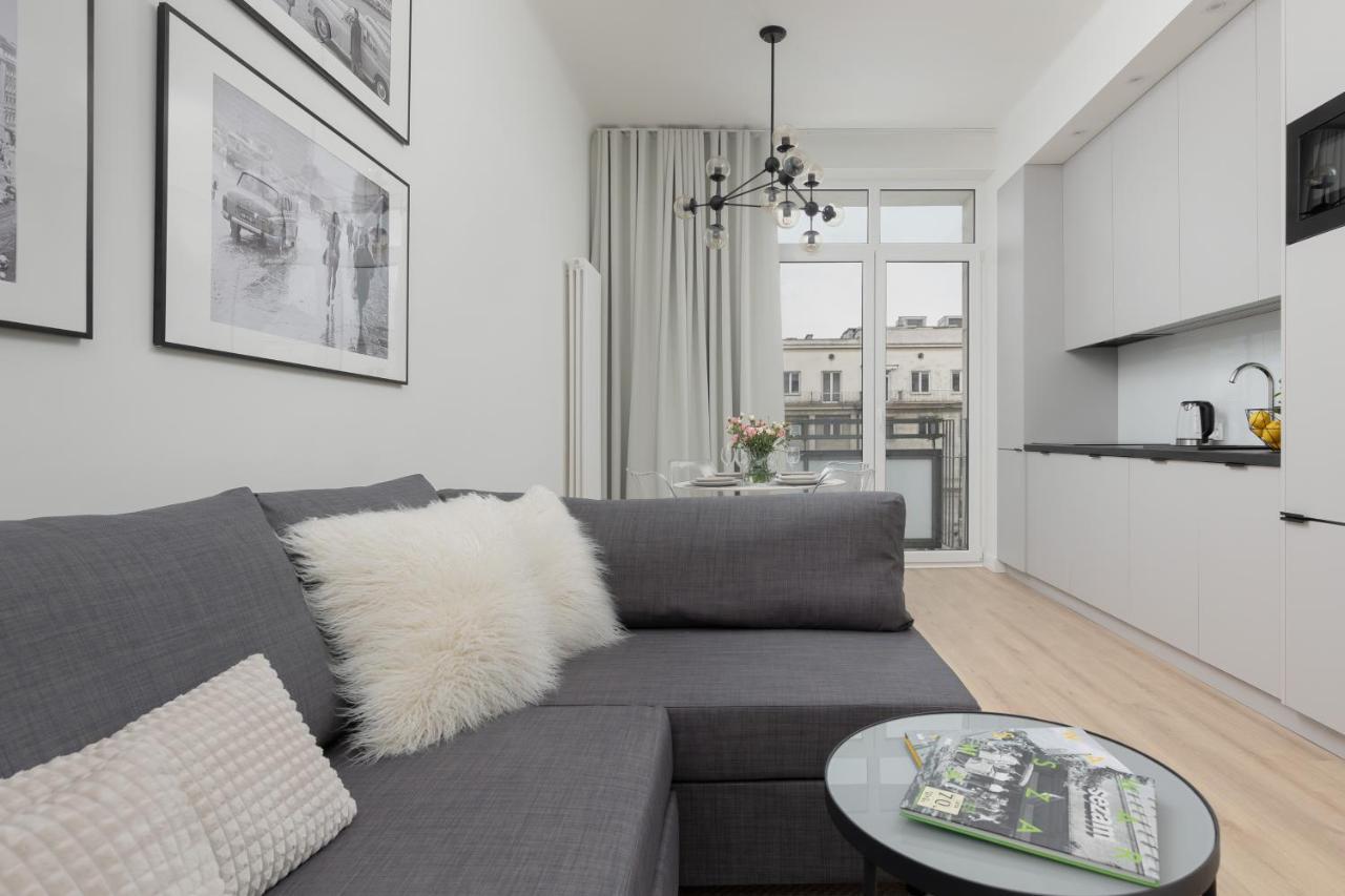 Spacious Apartment With Panoramic View Of Warsaw By Noclegi Renters Bagian luar foto
