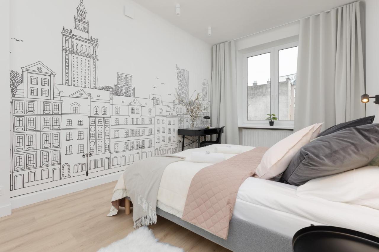 Spacious Apartment With Panoramic View Of Warsaw By Noclegi Renters Bagian luar foto