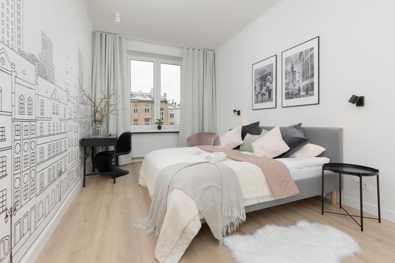 Spacious Apartment With Panoramic View Of Warsaw By Noclegi Renters Bagian luar foto