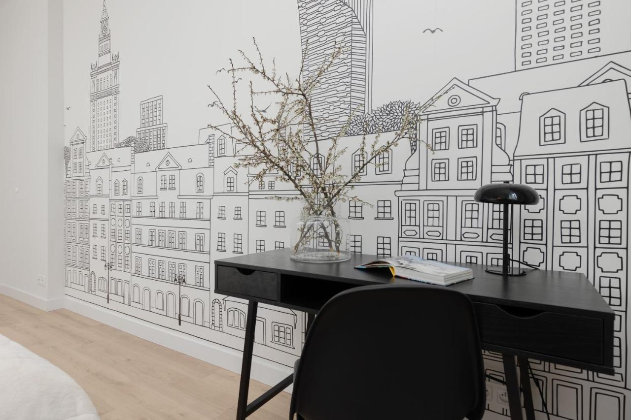Spacious Apartment With Panoramic View Of Warsaw By Noclegi Renters Bagian luar foto
