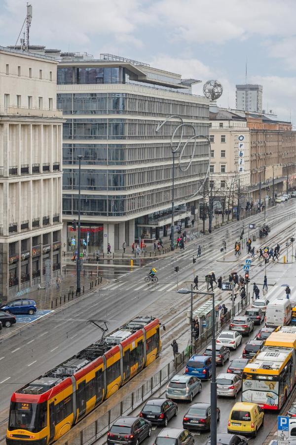 Spacious Apartment With Panoramic View Of Warsaw By Noclegi Renters Bagian luar foto