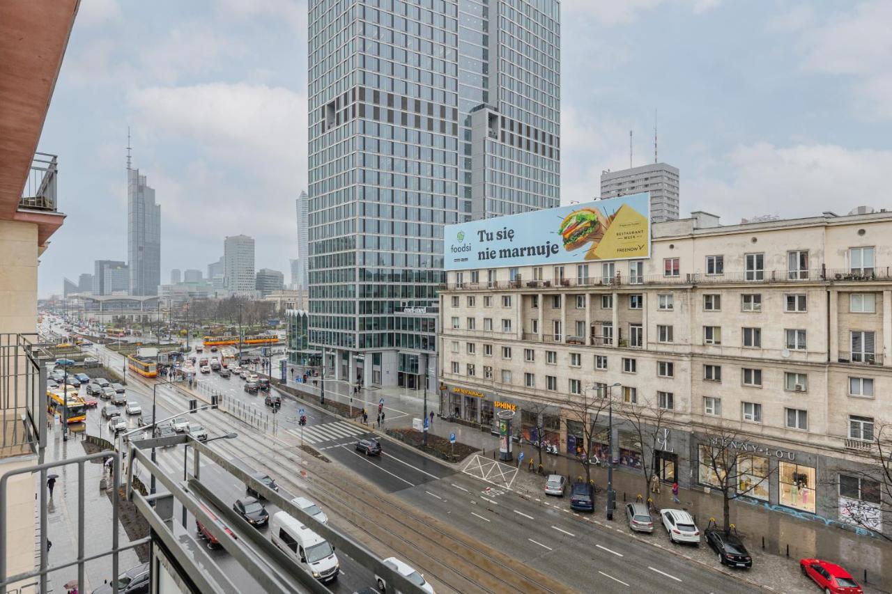 Spacious Apartment With Panoramic View Of Warsaw By Noclegi Renters Bagian luar foto